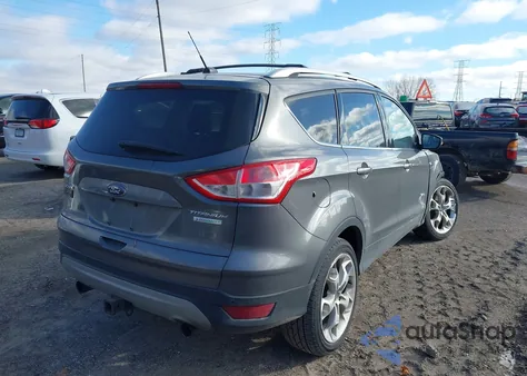 2013 Ford Escape Titanium из США, поврежденный, VIN 1FMCU0J99DUA92556
